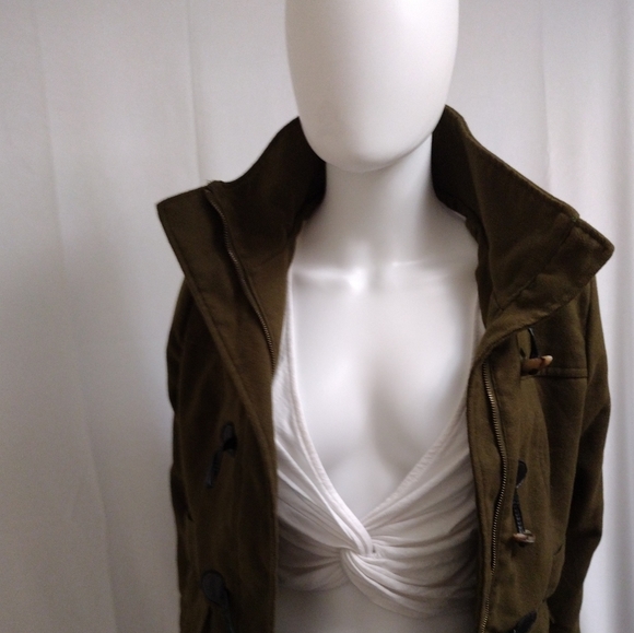 Large Army Green Celebrity Pink Jacket - Picture 5 of 16